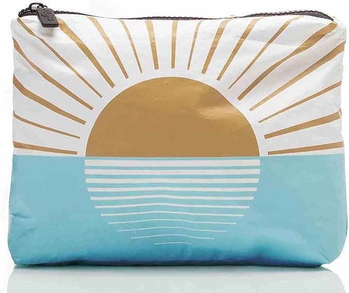 ALOHA Collection Small Pouch | Lightweight, Packable, and Splash-Proof Makeup Pouch | Easy to Clean