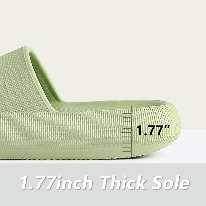 Menore Slippers for Women and Men Quick Drying, Parent-Child EVA Open Toe Soft Slippers, Non-Slip Soft Shower Spa Bath Pool Gym Beach House Sandals for Indoor & Outdoor