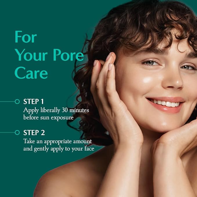 Rataplan Minari Calming Poreless Sun Cream SPF 50+ PA++++ (2 Pack)- Mineral Sunscreen, Korean Sunscreen for Oily Skin, Pore Minimizer for Face, Reef Safe, Korean Skincare