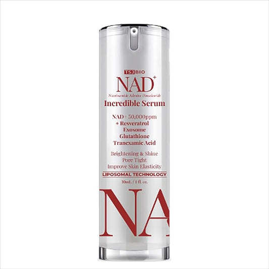 NAD+ Brilliant Brightening Serum - Advanced Formula with NAD+ 50,000PPM, Resveratrol, Exosomes, Glutathione & Tranexamic Acid