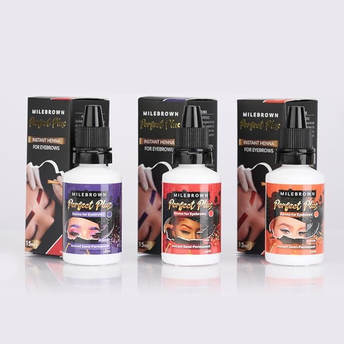 Eyebrow Henna, for natural-looking coloring, 15 ml (Copper)