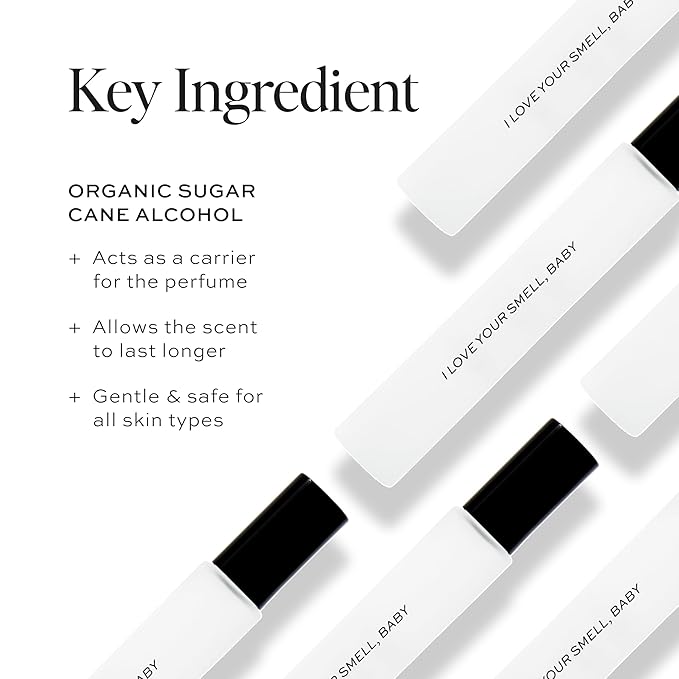 Dime Beauty Perfume I Love Your Smell, Baby, 0.34 oz / 10 ml - Sweet Floral Scent, Hypoallergenic, Clean Perfume, Eau de Toilette For Women