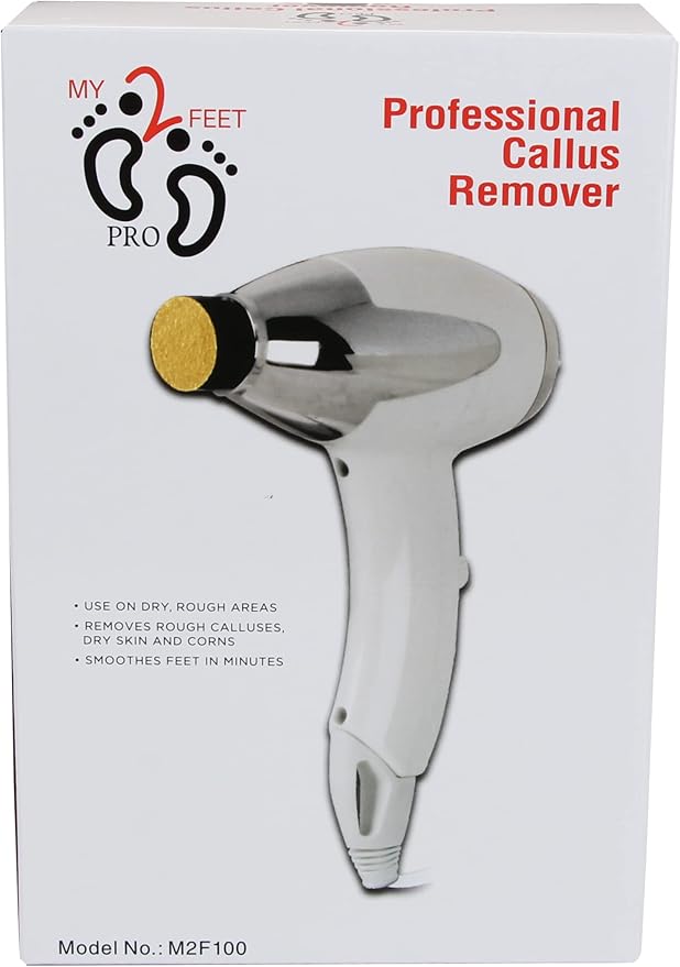 My2Feet Professional Electric Callus Remover+Replacement Disks, White