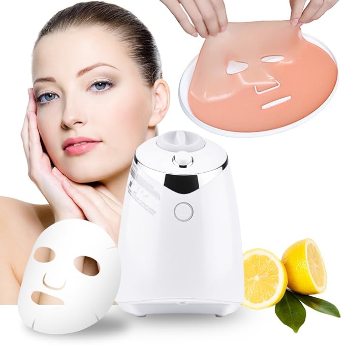Face Mask Maker Facial Mask Machine with 32 Counts Collagen Pills Make Your Own Face Mask Kit Home Automatic DIY Face Mask Maker Machine, Face Mask Maker Kit, Facial Cream Maker Gifts for Women