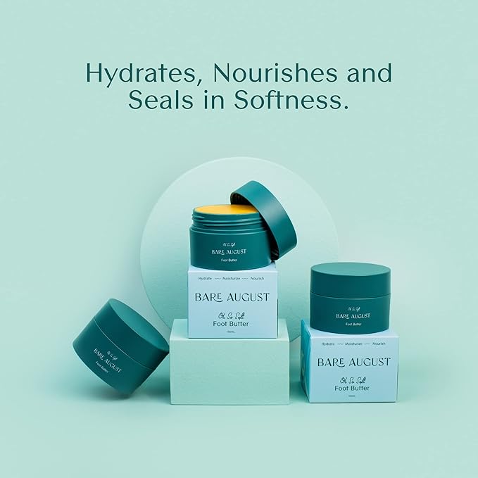 Bare August Foot Cream & Overnight Heel Socks Bundle