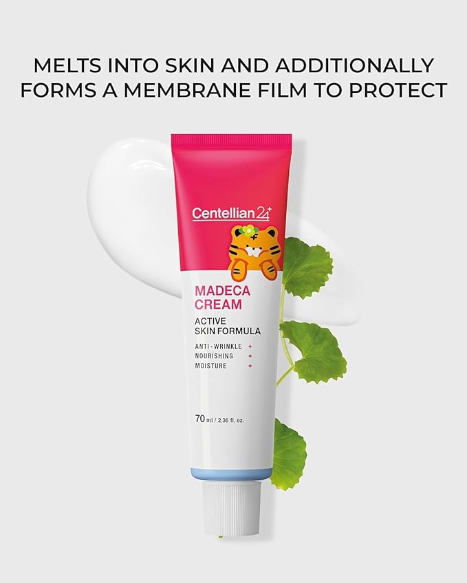 CENTELLIAN 24 Madeca Cream (Special Edition - Thank You, 2.4fl oz) - Centella Moisturizer for Face, Korean Skin Care. Dry, Sensitive Skin. TECA, Centella Asiatica, Madecassoside