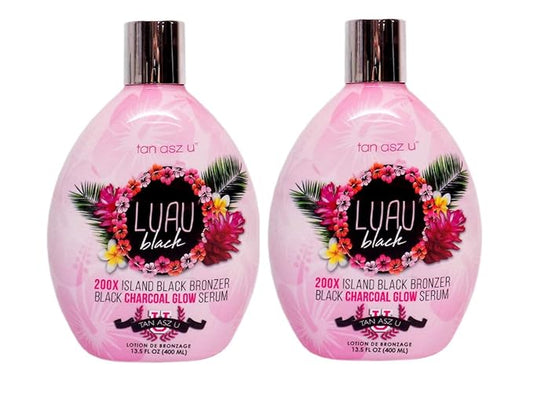 2-PACK Tan Asz U LUAU BLACK 200X Black Bronzer - 13.5 oz