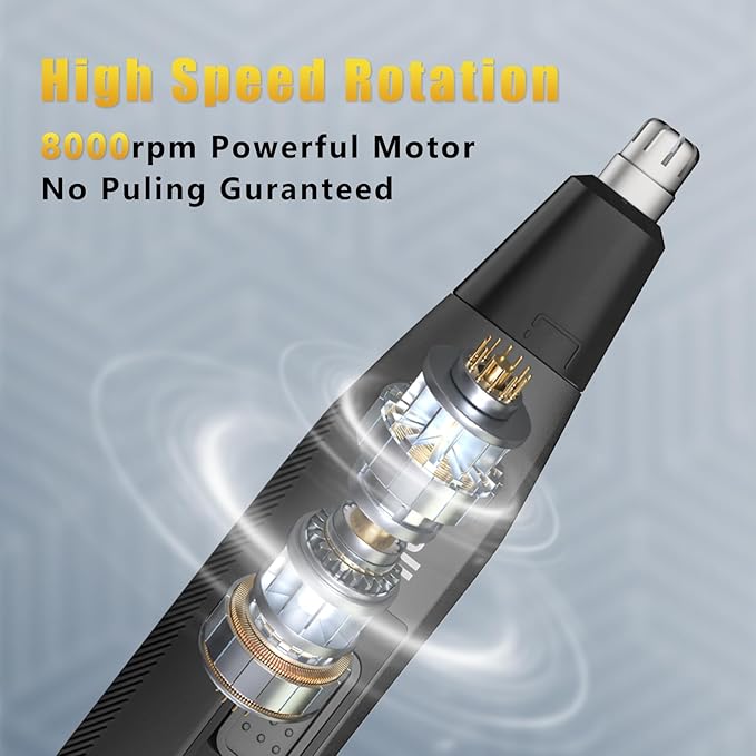 Manscape Beard Trimmer for Men, Groin & Body Hair Trimmer, Electric Shaver, Nose & Ear Hair Clippers, 4 in 1 Men's Grooming Kit, Waterproof Wet/Dry Groomer with Travel Case, LED Display