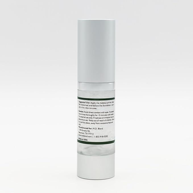 Professional Facial Primer. Hydrating, Pore Minimizing Formula for Flawless Makeup Application. Smooth Face Primer, Suitable for Mature Skin. Wrinkle Filling, Blurring Effect