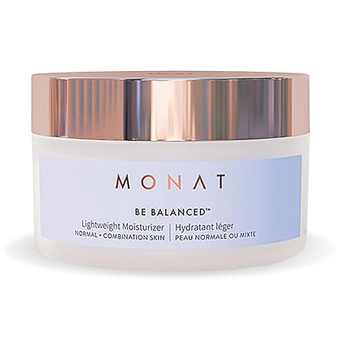MONAT Be Balanced Lightweight Moisturizer - Restoring & Smoothing Hydrating Face Moisturizer with Hyaluronic Acid. Light Moisturizer Face Cream for Daily Skincare Routine - Net Wt. 45 ml / 1.52 fl oz