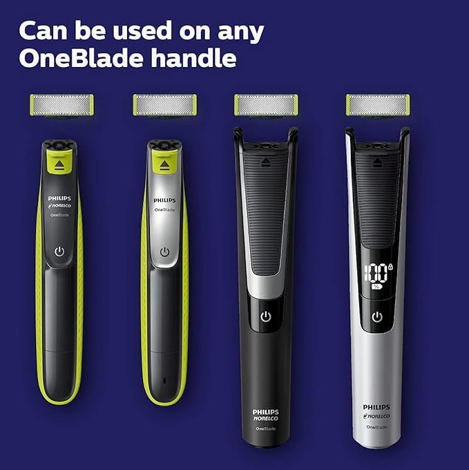 Philips Norelco Genuine OneBlade Replacement Blades, 3 Count, QP230/80