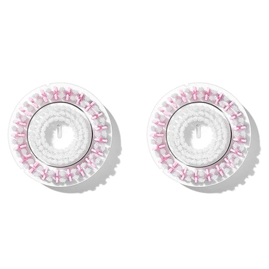 New Radiance Replacement Facial Cleansing Brush Head for Clarisonic Mia 1, Mia 2, Mia Fit, Alpha Fit, Smart Profile Uplift, 2 Count
