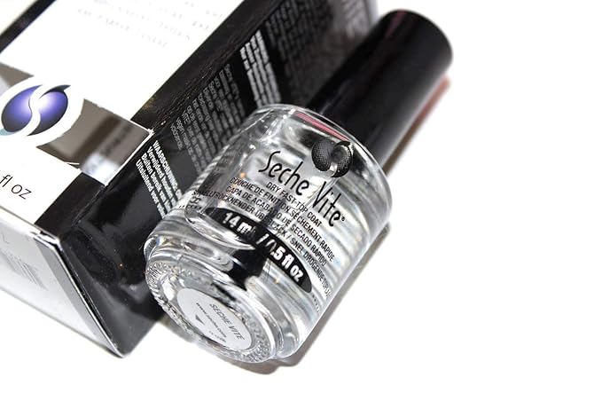 Seche Vite Dry Fast Top Nail Coat, Clear - .5 oz. oz (Pack of 2)