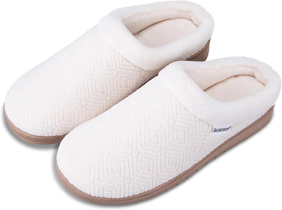 isotoner Women's Diamond Microterry Gemma Clog Slipper