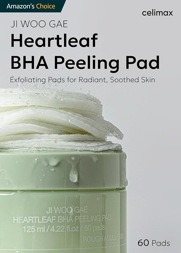 Celimax Ji.Woo.Gae Heartleaf BHA Peeling & Body Brightening Set - (60 Pads) + Pore+Dark Spot Brightening Pad (40 Pads) 110ml