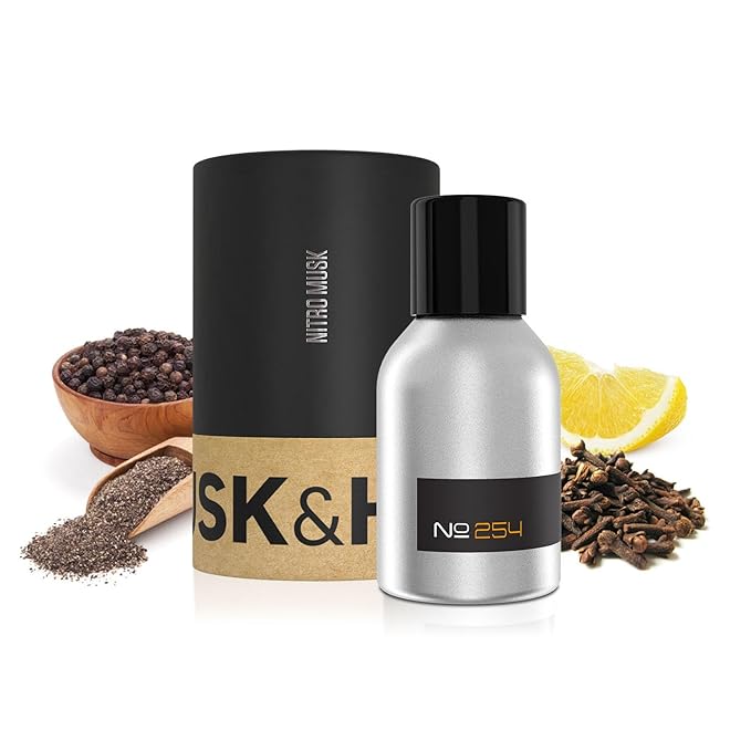 Original Nitro Musk version of Creed Spice and Wood, No. 254, 1.5oz of Pure Concentrated Oil Cologne, Cologne for Men, Crafted in USA Using the Finest Ingredients