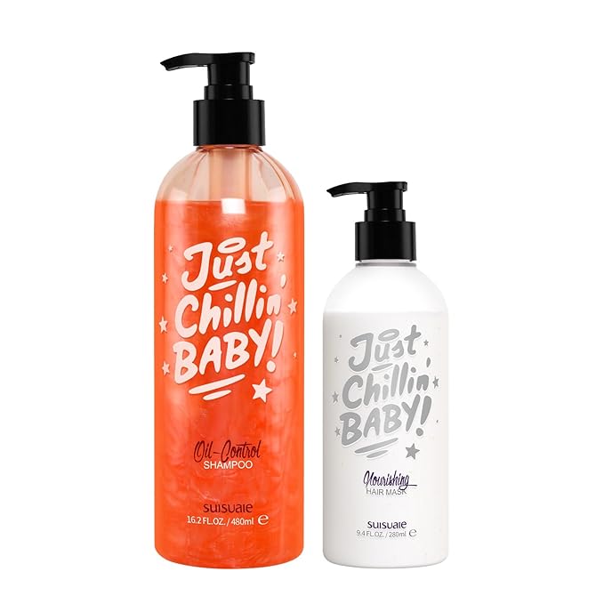 Clarifying Shampoo and Conditioner Set for Oily Hair, Build-Up, and Greasy Scalp, 25.6 Fl Oz