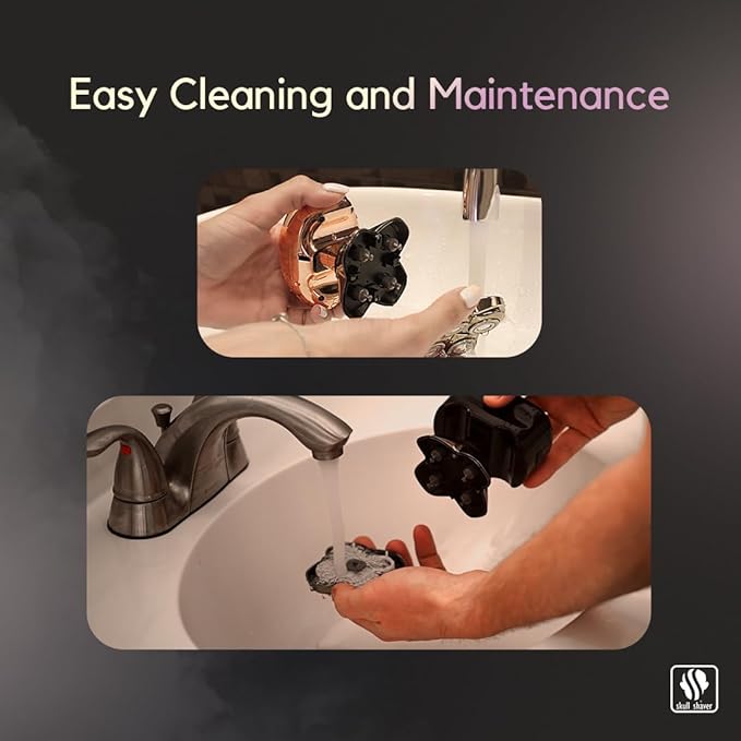 Skull Shaver Baron Replacement Shaver Head Blade Electric Razor Wet & Dry Compatible with All Pitbull, Palm & Butterfly Kiss shavers