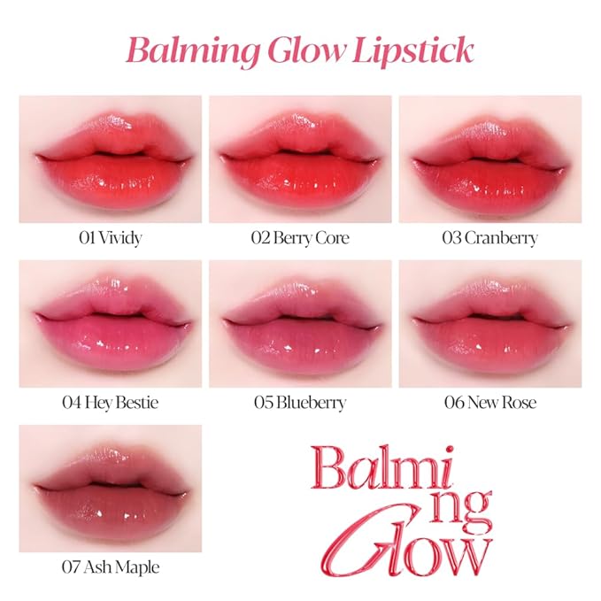 Espoir Lipstick Nowear Balming Glow #1 Vividy 0.1oz | Lightweight Moisturizing Lip | Long-Lasting Vibrant Color | Non-Sticky Softness for Chapped Lip Balm | Vegan Cruelty-Free | Korean Lip Makeup