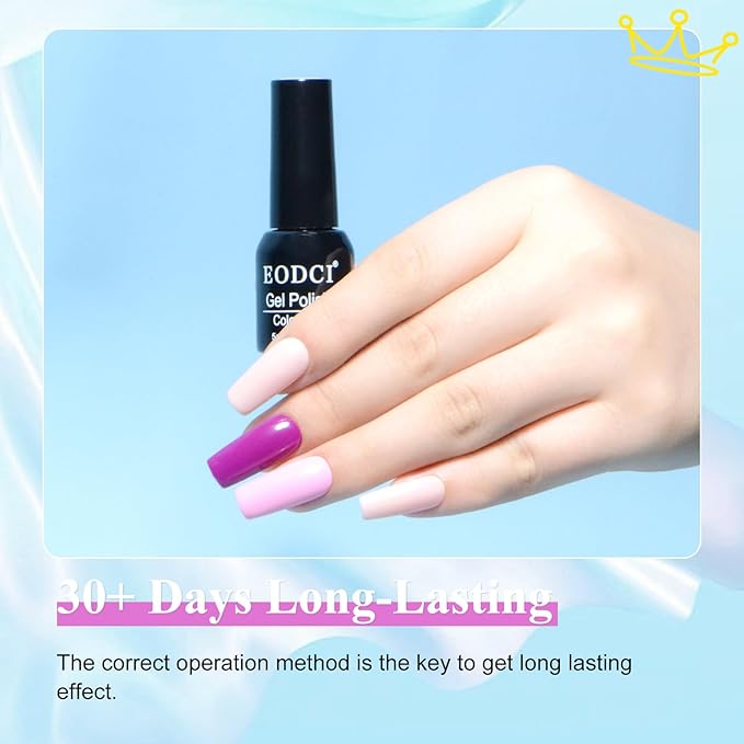 Gel Polish Nail Set 20 Colors with 3Pcs Glossy & Matte Top Coat and Base Coat, Daek Colour Purple Nude Gray Pink Grey Glitter Black Sparkle Glitters Colorful Gel Polish Set For Valentine's Gifts