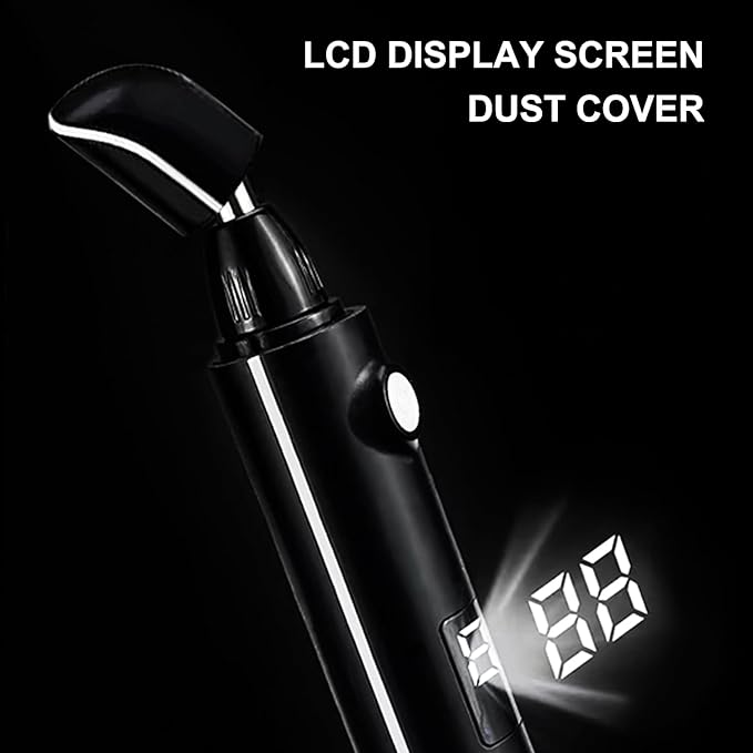 Nose Trimmer for Men & Women, Professional Eyebrow & Facial Hair Remover, IPX7 Waterproof, USB Rechargeable, Easy Cleaning, All-in-ONE