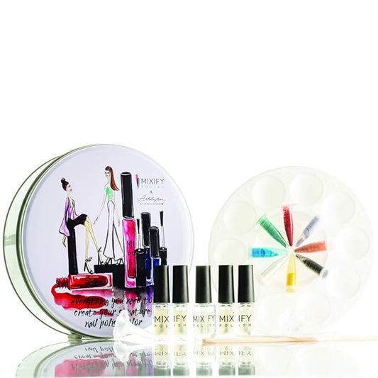 Make your own Nail Polish Kit, Limited Edition Tin, Fun Gift for Girls