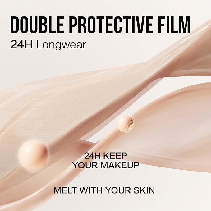 Moisture Air Cushion Cream Face Foundation Makeup, Lightweight, Full Dewy Coverage, Builable Glow, Finish Foundation with Hyaluronic acid, P02 Fair For Dry Skin (Refill Included)