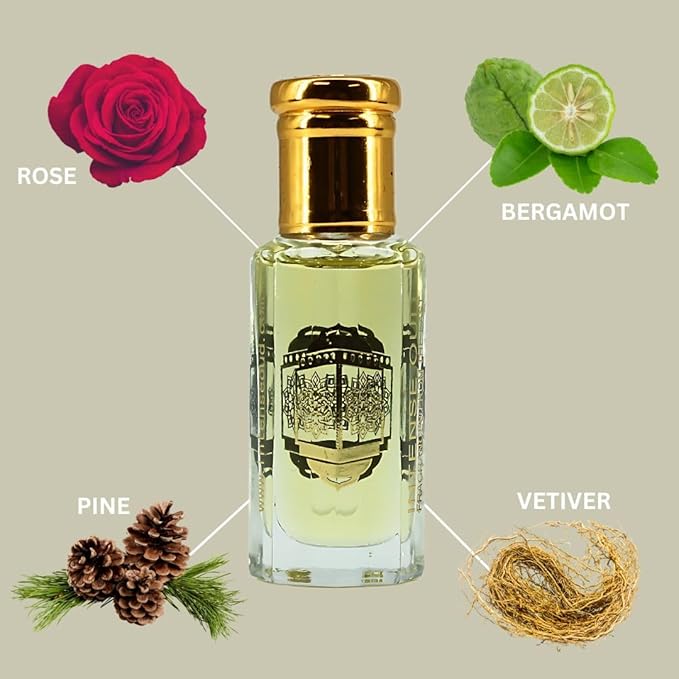INTENSE OUD Warda Long Lasting Arabian Perfume Oils for Women 12ML (0.40 OZ) Concentrated Perfume Oil With Elegant Rose, Fresh Bergamot & Smoky Woody Finish - Fragrance Oil in a Black Gift Box