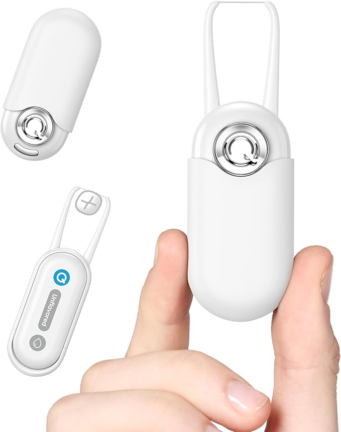 C1S Reusable Flosser Set, Auto-Restringing Flosser with Replaceable Floss Capsule, Multi-Hygiene, Portable Travel Floss, Recyclable Zero Waste, Unflavored (Shell White)