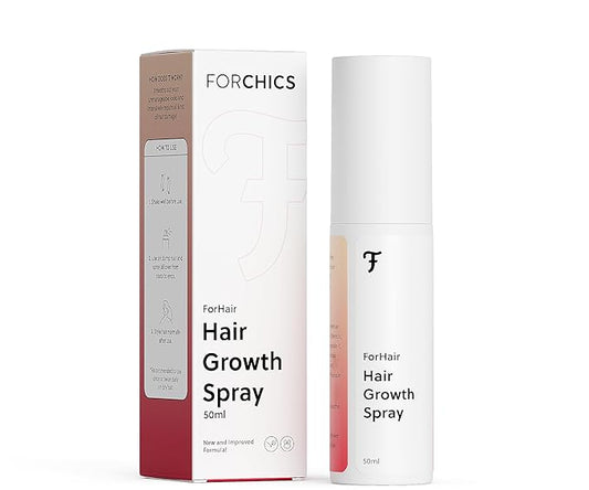 Advanced Hair Growth Oil Spray -Non-Greasy Hormone Free Formula - Promotes Thicker Natural Hair, Damage Repair, Loss Prevention, Ideal for Dry Scalp- ForHair