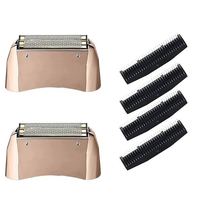 Pro Shaver Replacement Foil and Cutters compatible with andis 17220/17230 shaver ProFoil Lithium replacement Gold,4 pcs