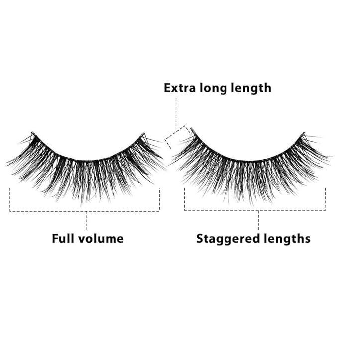 Ardell Lashes Double Up 207 - Lightweight, Dramatic Full Volume False Eyelashes, 2 Pack