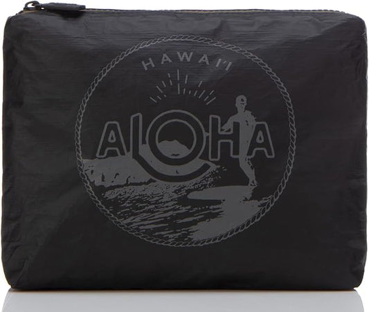 ALOHA Collection Small Pouch | Lightweight, Packable, and Splash-Proof Makeup Pouch | Easy to Clean
