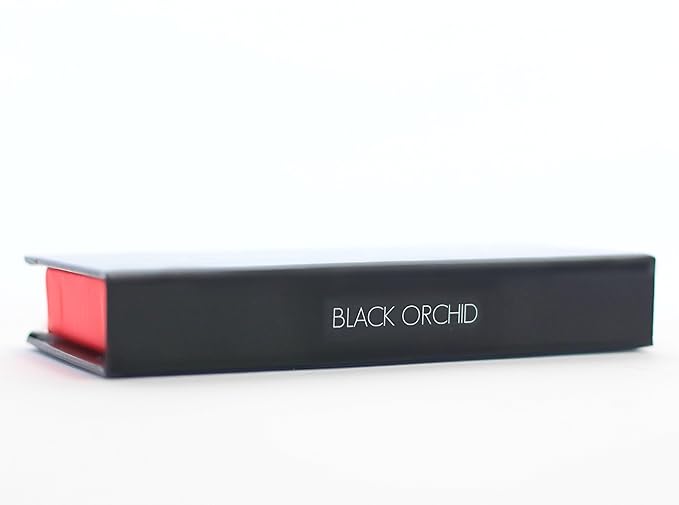 Cruelty Free 3D Faux Mink Eyelashes - Reusable and Durable - Fluffy and Natural - 100% Vegan Luxury Fibers - by Via Flora Beauty (Black Orchid)