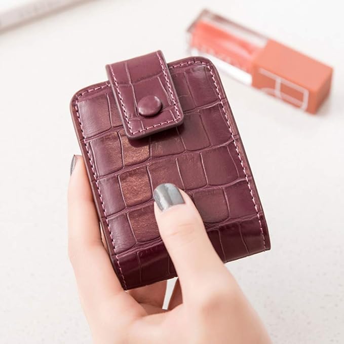 Earnda Makeup Lipstick Case for Outside Mini bag Travel Cosmetic Pouch