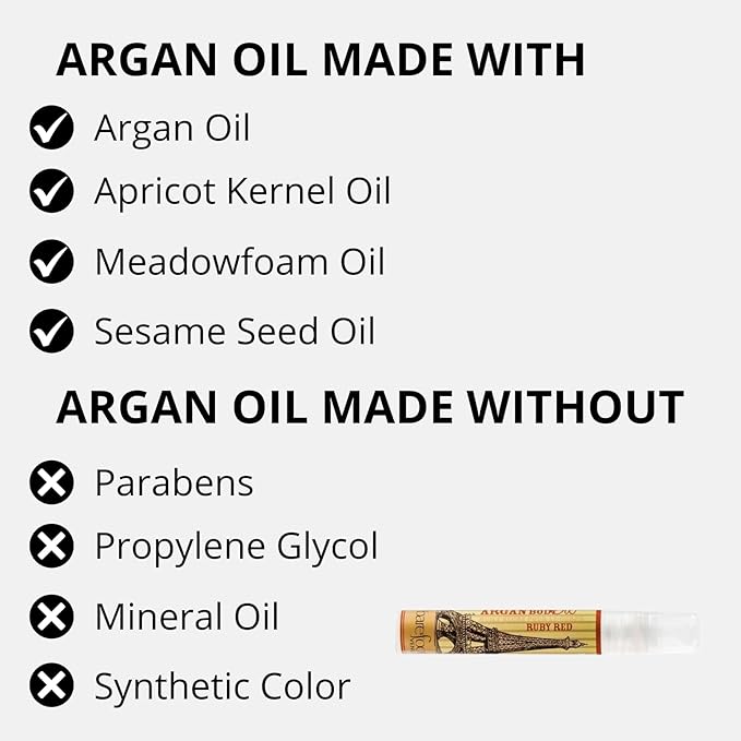 Ruby Red Bundle: Instant Hand Repair (3 oz), Mini Instant Hand Repair (1 oz), Argan Body Oil (0.27 oz)