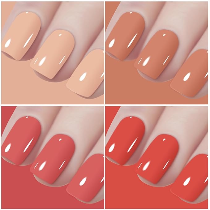 Vishine 48PCS Gel Nail Polish Kit with UV Light include 45 Colors Gel Polish Nail Kit Soak Off Base Coat No Wipe Top Coat Matte Top Coat Nail Polish Set Manicure Tools Nail Lamp Nail Gel Kit for Women