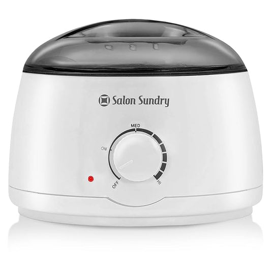 Salon Sundry Portable Electric Hot Wax Warmer Machine for Hair Removal - Black Lid