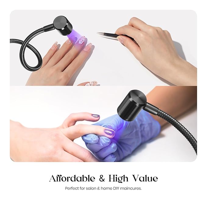 beetles Gel Polish 44 PCS Gel Nail Polish Set 36 Colors with Uv Nail Lamp for Gel Nails Mini LED Nail Light with Clamp for Manicure Dryer Curing Lamp Salon DIY at Home