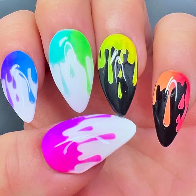 SheModern STICKY WHITE Opaque Stamping Polishes (Set of 3) For Nail Art Design Air Dry Collection. More Transfer Time with Tacky Surface for Easy Adhere of Pigment, Glitter