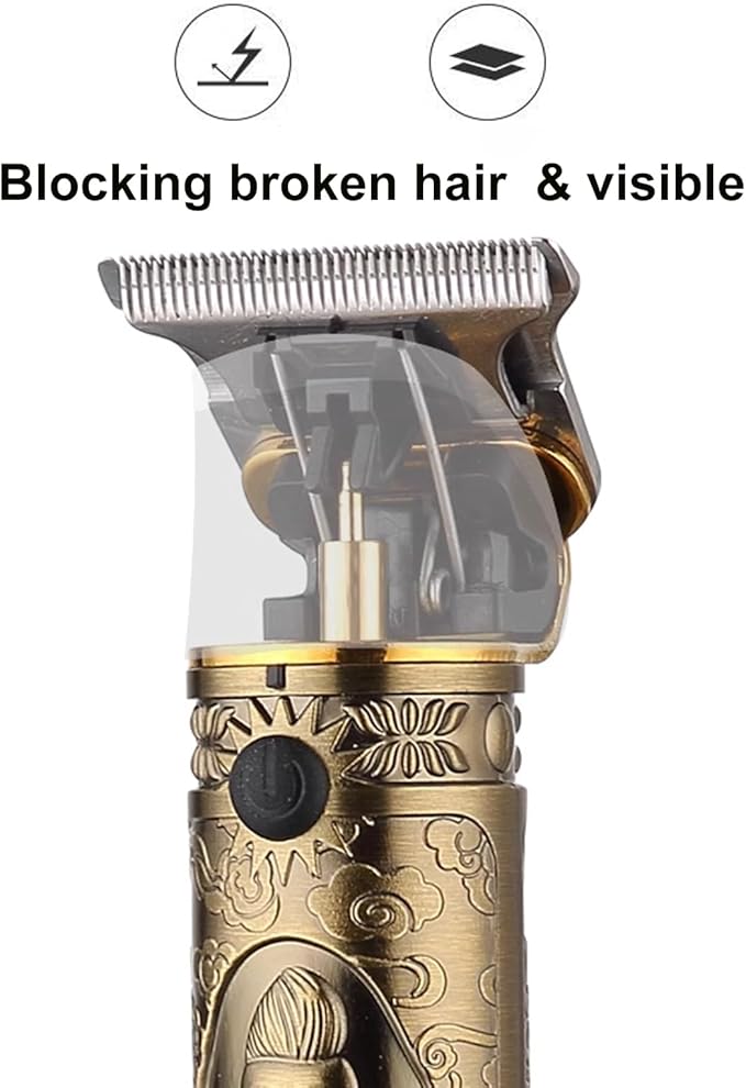 Professional Hair Trimmer Hair Clippers for Men Zero Gapped T-Blade Shaver Hair Cutting Electric Beard Trimmer Mens Grooming Kit with LCD Display Gifts for Men Fathers Boys