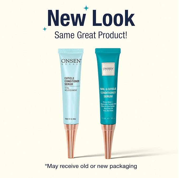 Onsen Nail & Cuticle Cream Treatment w/Japanese Tsubaki, Jojoba & Lavender Oil, Shea Butter – Strengthens Nails, Softens Cuticles - Daily Repair Care (1 Count/30 ml)