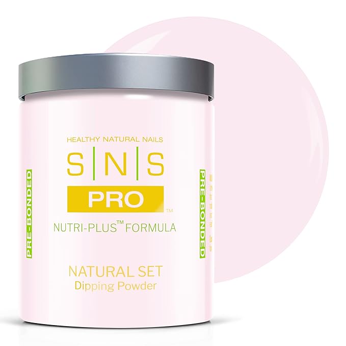 SNS Nail Dip Powder, Gelous Color Dipping Powder - Natural Set (Natural/Nudes, Sheer), PWNS16 - Long-Lasting Acrylic Nail Color & Polish Lasts 14 Days - Odor-Free & No UV Lamp - 16 Oz