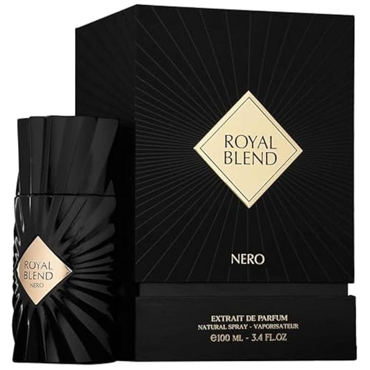 French Avenue By Fragrance World - Royal Blend Nero - Extrait de Parfum - Perfume For Men, 100ml