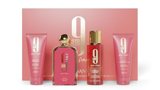 Afnan 9 AM Pour Femme Luxury Gift Set
