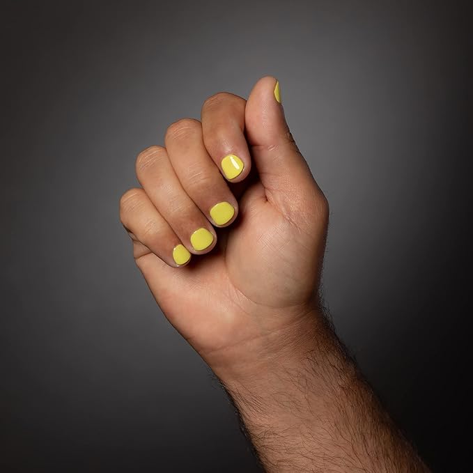 Dazzle Dry Mini Kit 4 Step System - Space Lemon, A vibrant lemon yellow. Semi-sheer cream. (5 Piece Kit / 5 Manicures)