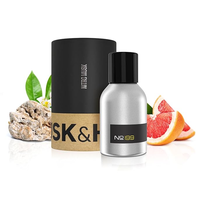 Creed Neroli Sauvage Impression by Musk & Hustle, No. 199, 1.5oz of Pure Concentrated Cologne Oil, Cologne for Men, Crafted Using the Finest Ingredients