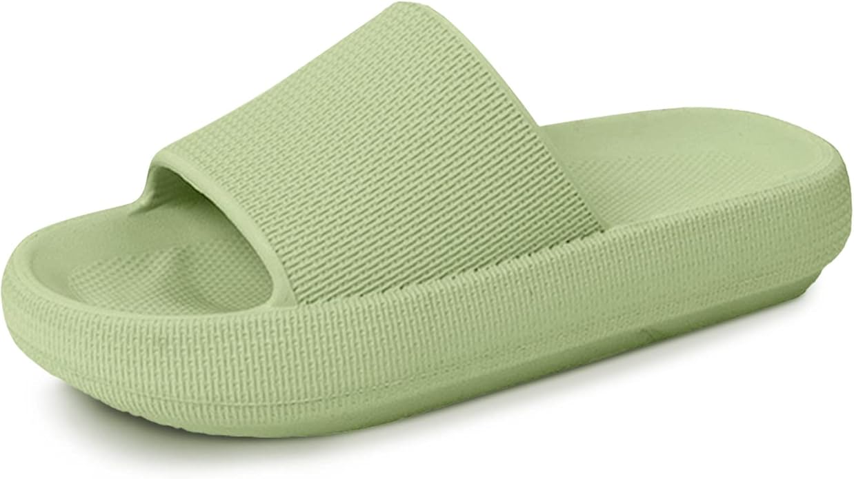 Menore Slippers for Women and Men Quick Drying, Parent-Child EVA Open Toe Soft Slippers, Non-Slip Soft Shower Spa Bath Pool Gym Beach House Sandals for Indoor & Outdoor