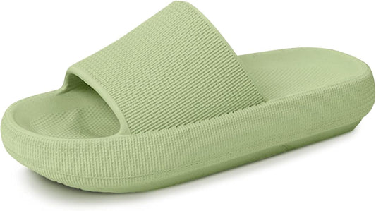 Menore Slippers for Women and Men Quick Drying, Parent-Child EVA Open Toe Soft Slippers, Non-Slip Soft Shower Spa Bath Pool Gym Beach House Sandals for Indoor & Outdoor