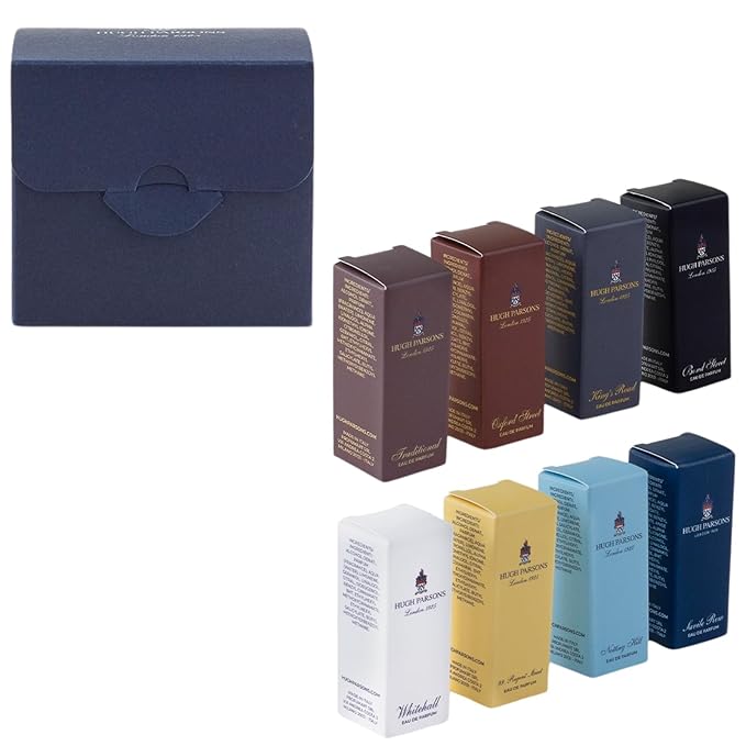 Eau De Parfum Spray for Men Sample Set | Men's Perfume Gifts Discovery Fragrance Gift Set of 8 Spray Samplers Kit Long Lasting Fragrance Masculine EDP Pour Homme